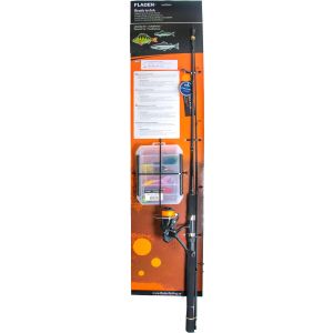 Fladen Ready to Fish Standard haspelset 6'11" 7-25 g inkl. flätlina/beten