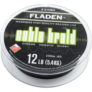 Fladen Maxximus Cable flätlina black 0.100 mm x 150 m