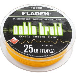 Fladen Maxximus Cable flätlina yellow 150 m