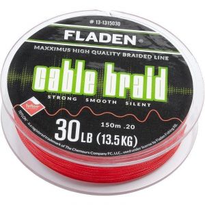 Fladen Maxximus Cable flätlina red 0.130 mm x 150 m