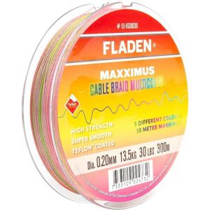 Fladen Maxximus Multicolor flätlina 0.300 mm x 1200 m