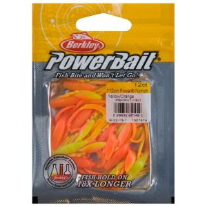 Berkley PowerBait Power Nymph 3 cm [3.2 g] yellow/orange 12-pack