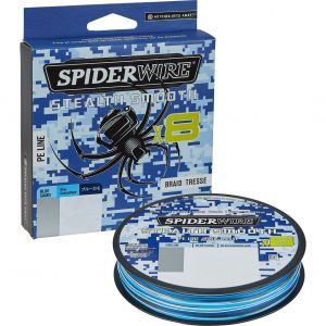 SpiderWire Stealth Smooth x8 flätlina blue camo 0.150 mm x 150 m