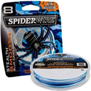 SpiderWire Stealth Smooth x8 flätlina blue camo 0.150 mm x 150 m