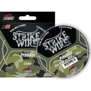 Strike Wire Pred8or X8 braided line camo 0.280 mm x 1500 m