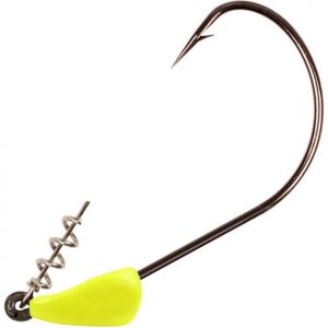 BFT Triple S jiggskalle 5 g med 1/0 krok hot yellow 3-pack