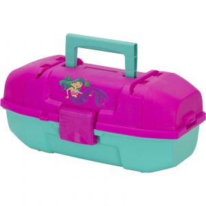 Plano Mermaid draglåda för barn [34 x 18 x 15 cm] rosa/mint