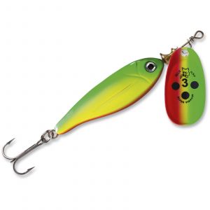 Blue Fox Minnow Super Vibrax 7.5 cm [13 g] grön/gul/röd 1-pack
