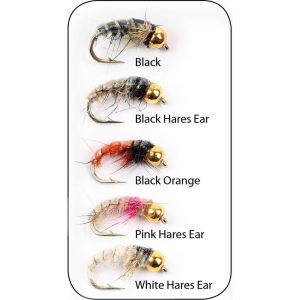Hurricane Gold Head Czech Nymphs flugor 5-pack