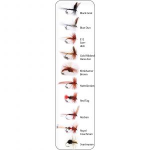 Hurricane Dry Fly 1 flugor 10-pack