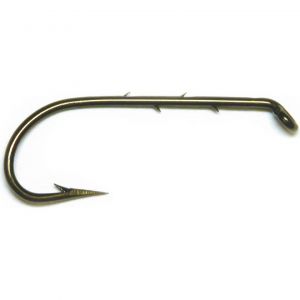 Mustad Strong Worm 4 hulls enkelkrok brons 4, 10-pack