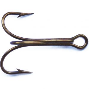 Mustad [3551] trekrok brons 12, 10-pack