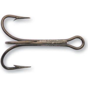 Mustad Pimpel-/trekrok extra lång brons 14, 25-pack