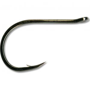 Mustad Chinu eyed enkelkrok svart nickel 5/0, 10-pack