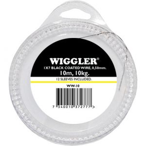 Wiggler tafsvajer plastbehandlad 10 kg svart 10 m