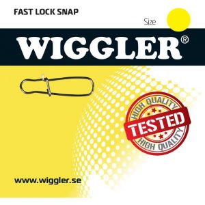 Wiggler Fast Lock beteslås 40 kg stl. 5 silver 10-pack