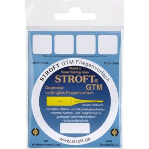 Stroft GTM flugfisketafs 9' 3X 0.54/0.20 mm x 2.8 m clear 1-pack