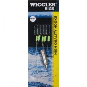 Wiggler Herring Rig with 5 pcs size #6 hooks uv