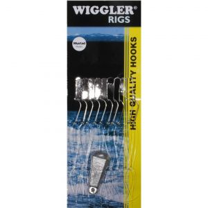 Wiggler Strömmingshäckla med 28 g sänke & 10 st stl. #4 krokar 1-pack