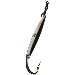 Wiggler Rostfritt makrillblänke med #4/0 krok silver 4-pack
