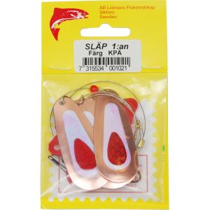 Lidmans Fishing Tackle Släp 1:an copper/white/red (KPÄ)