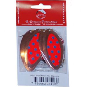 G. Erikssons Fiskeredskap VM-släpet röd/blåprickig (K) 1-pack