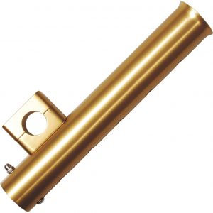 Wiggler Aluminium rod holder 40 x 250 mm gold