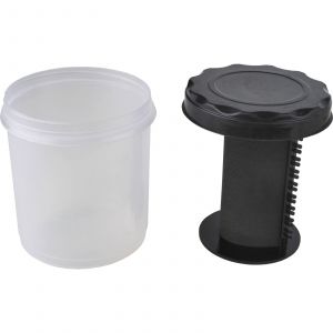 Wiggler Rig Bin [ø7 x 8 cm] klar/svart