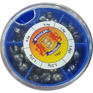 Wiggler box with lead shot 70 g large