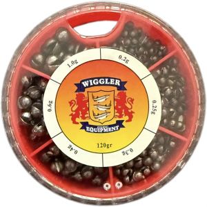 Wiggler box with lead shot 120 g small 