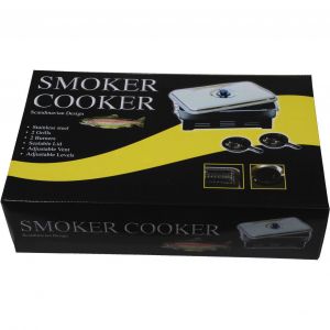 Wiggler stainless steel smoker with 2 burners