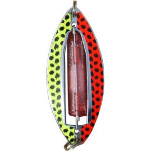 Wiggler Muskus 8.1 cm [39 g] silver/gul/röd/svarta prickar 1-pack