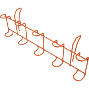 Wiggler Transport rod holder for 5 rods for ice fishing sleds orange