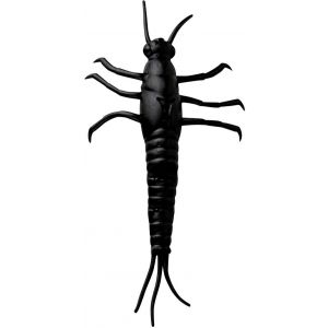 Savage Gear 3D PVC Mayfly loose body 5 cm [1.5 g] black 8-pack