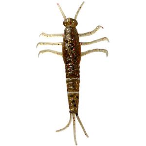 Savage Gear 3D PVC Mayfly loose body 5 cm [1.5 g] brown glitter 8-pack