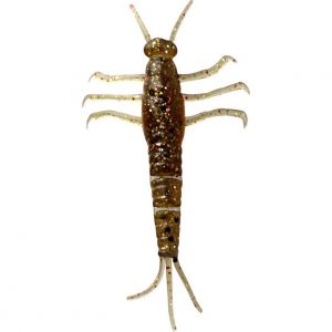 Savage Gear 3D PVC Mayfly loose body 5 cm [1.5 g] brown glitter 8-pack