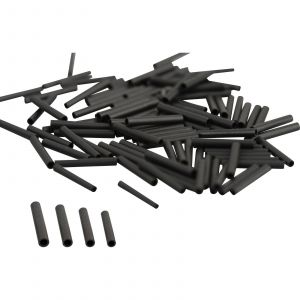 Savage Gear vajerlås i mässing till singelvajer 1.0 mm svart 100-pack