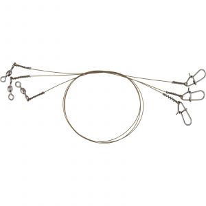 Savage Gear Raw 49 tafs med beteslås/lekande 7 kg 0.270 mm x 20 cm silver 3-pack
