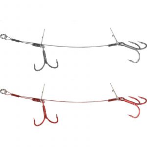 Savage Gear Double Stinger 23 kg with 15 cm Carbon49 wire & 3/0 hook 2-pack