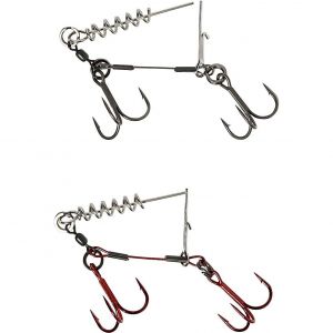 Savage Gear Double Corkscrew Stinger 16 kg with Carbon49 wire & 1 hook 2-pack