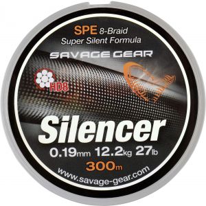 Savage Gear HD8 Silencer Braid flätlina grön 0.090 mm x 120 m