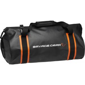 Savage Gear Rollup Boat & Bank vattentät väska 40 l [ 55 x 23 x 16 cm] svart/orange
