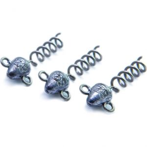 Svartzonker Screw-in-head jiggskalle 7 g silver 3-pack