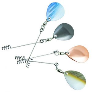 Svartzonker Spinner Arms copper, black, blue & brown 4-pack