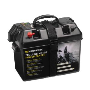 Minn Kota batterilåda med indikator för batteristatus