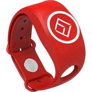MOB+ WiMEA Bracelet for xFOB unit for the MOB+ system red