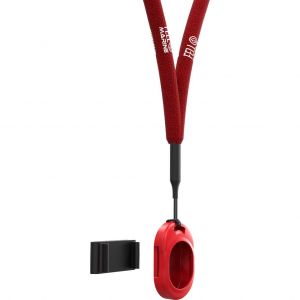 MOB+ WiMEA xTAG halsband/klips-set röd