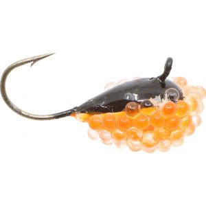 Blue Fox Raindrop with eye fluo epoxy & UV 8 svart/ljusorange 1-pack