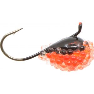 Blue Fox Raindrop with eye fluo epoxy & UV 8 svart/mörkorange 1-pack