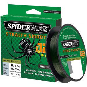 SpiderWire Stealth Smooth x12 flätlina moss green 150 m
